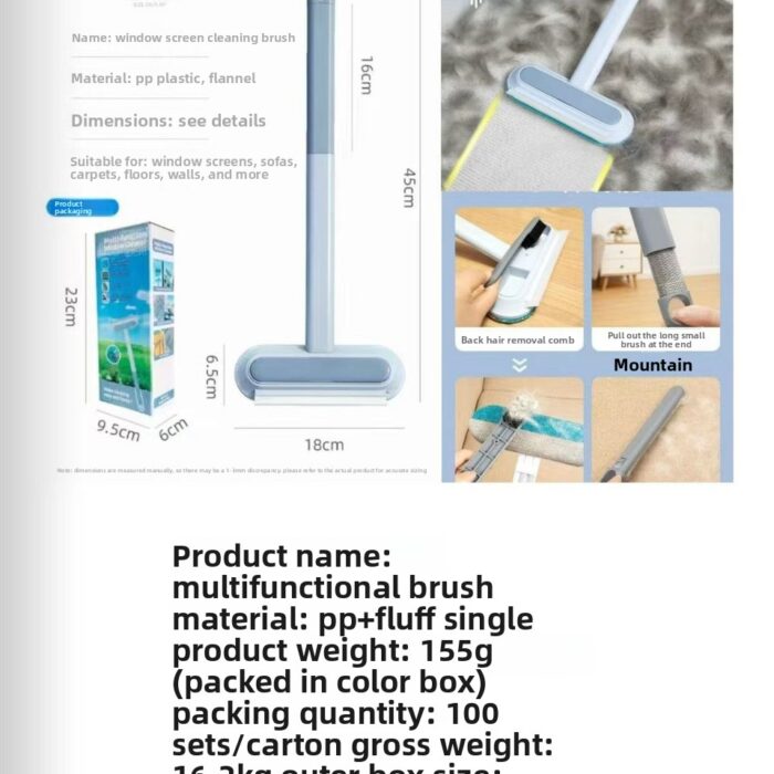 4-in-1 pet grooming brush for dogs and cats