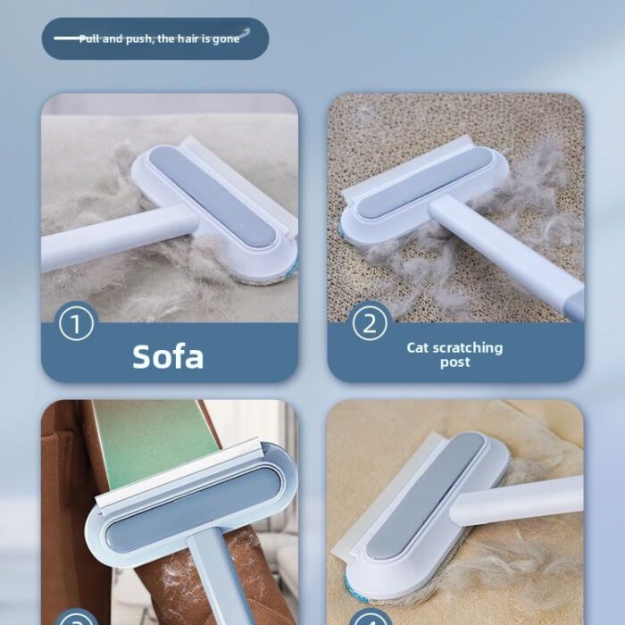 4-in-1 pet grooming brush for dogs and cats