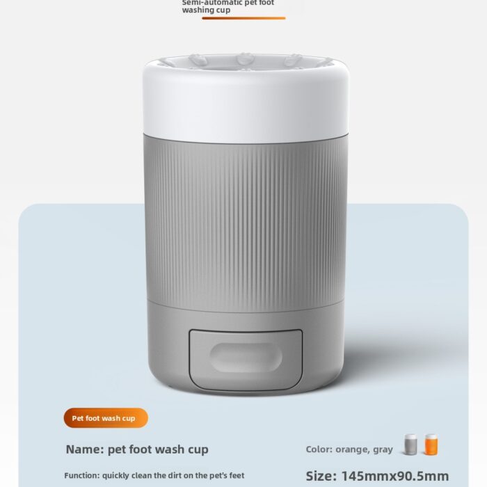 Automatic Dog Paw Cleaner Cup – Portable Paw Washer