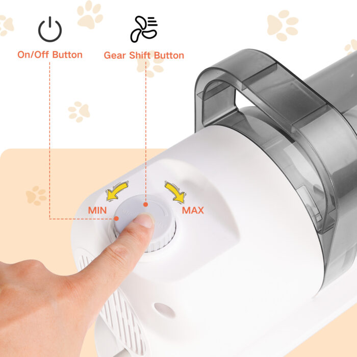 Dog Grooming Vacuum – Pet Hair Vacuum & Trimmer Kit