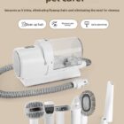 Pet Grooming Vacuum Kit – Electric Trimmer with Hair Suction