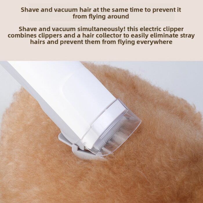 Pet Grooming Vacuum Kit – Electric Trimmer with Hair Suction Pet Grooming Vacuum Kit – Electric Trimmer with Hair Suction