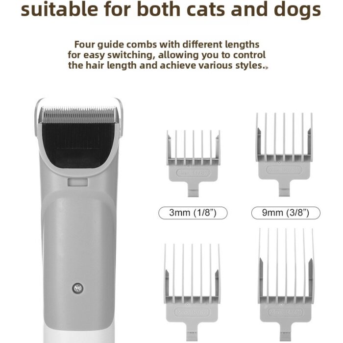 Pet Grooming Vacuum Kit – Electric Trimmer with Hair Suction Pet Grooming Vacuum Kit – Electric Trimmer with Hair Suction
