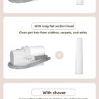 Pet Grooming Vacuum Kit – Electric Trimmer with Hair Suction