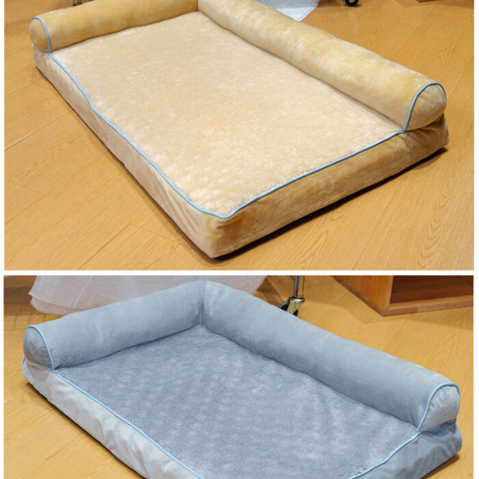 Plush Calming Pet Bed with Removable Washable Cover – 5 Sizes