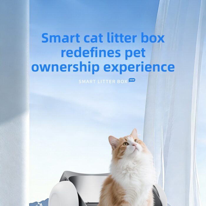 Self-Cleaning Automatic Cat Litter Box with App Control