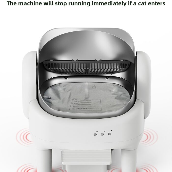 Self-Cleaning Automatic Cat Litter Box with App Control