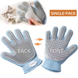 Double-Sided Pet Grooming Glove for Dogs and Cats