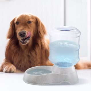3.5L Gravity Water Dispenser for Cats and Dogs