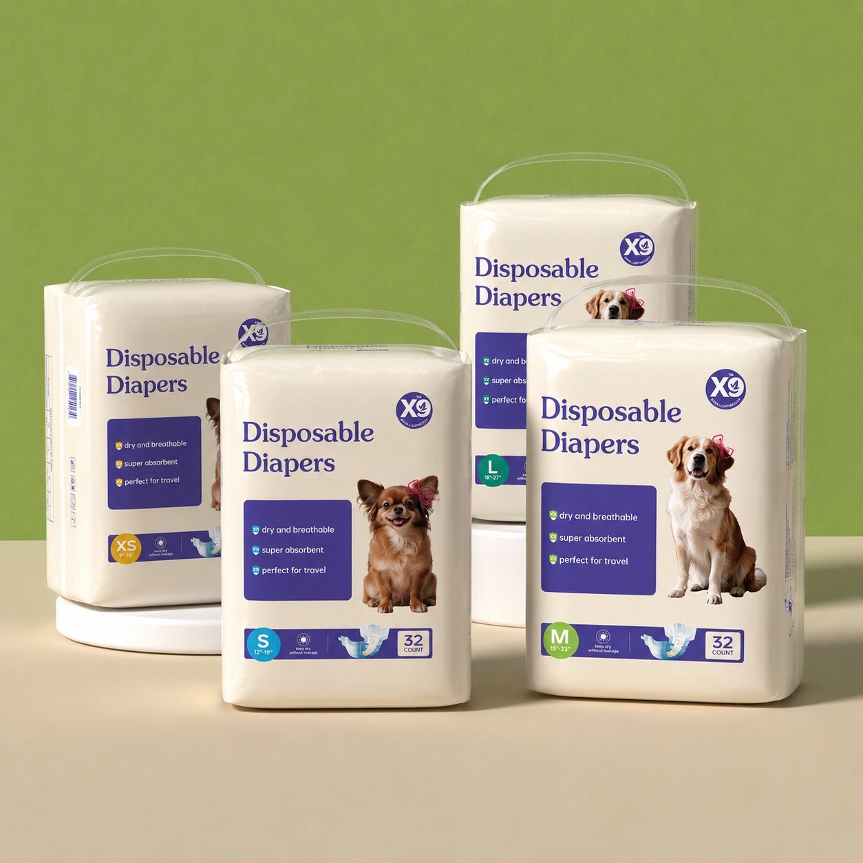 ae93e3d9-22bf-4c5c-bdd1-e583cdc1b75b.jpg Packages of disposable female dog diapers in several sizes