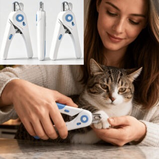 Pet Nail Clippers with Safety Guard for Cats and Dogs