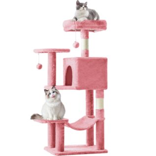44-Inch Multi-Cat Tree with Condo and Hammock