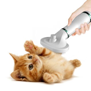 2-in-1 Pet Hair Dryer Brush for Dogs and Cats